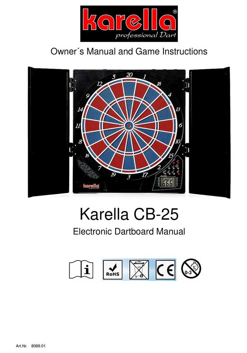 Karella CB-25 Owner's manual and game instructions Karella CB-25 Owner's manual and game instructions
