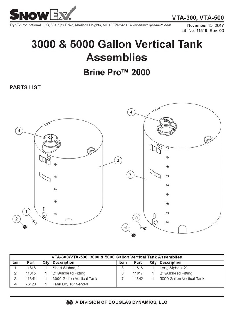 SnowEx Brine Pro 2000 VTA-300 quick start guide SnowEx Brine Pro 2000 VTA-300 quick start guide