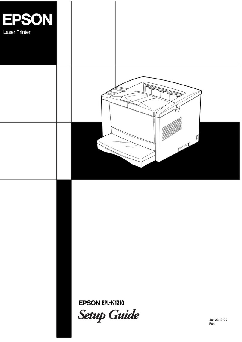 Epson EPL-N1210 User manual