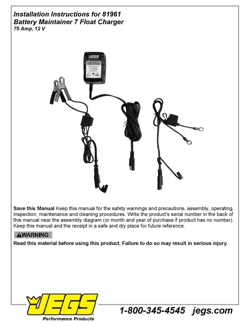 Jegs 81961 User manual