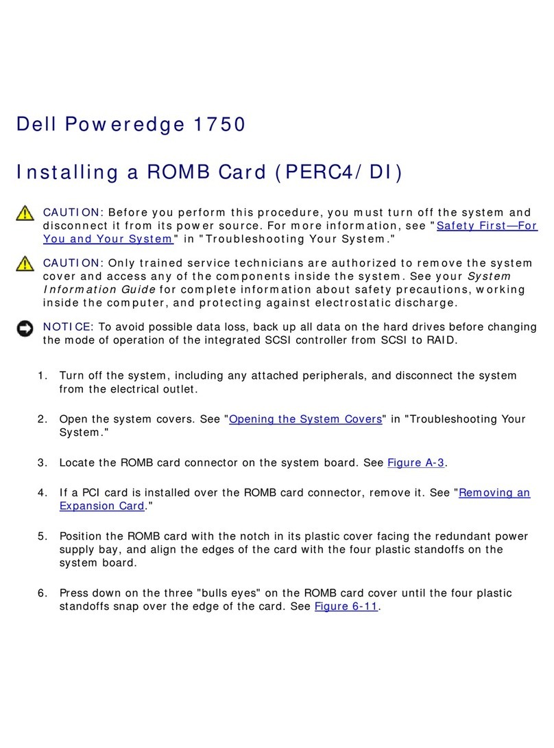 Dell PowerEdge 1750 User manual