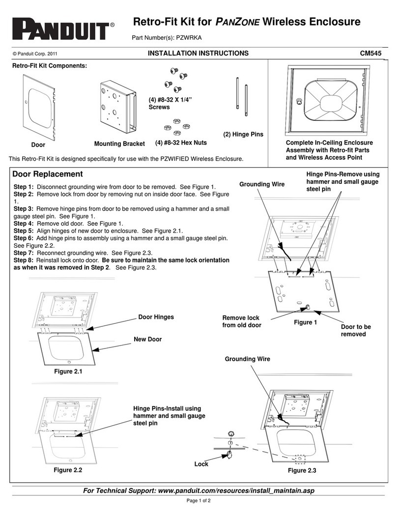 Panduit PZWRKA User manual Panduit PZWRKA User manual