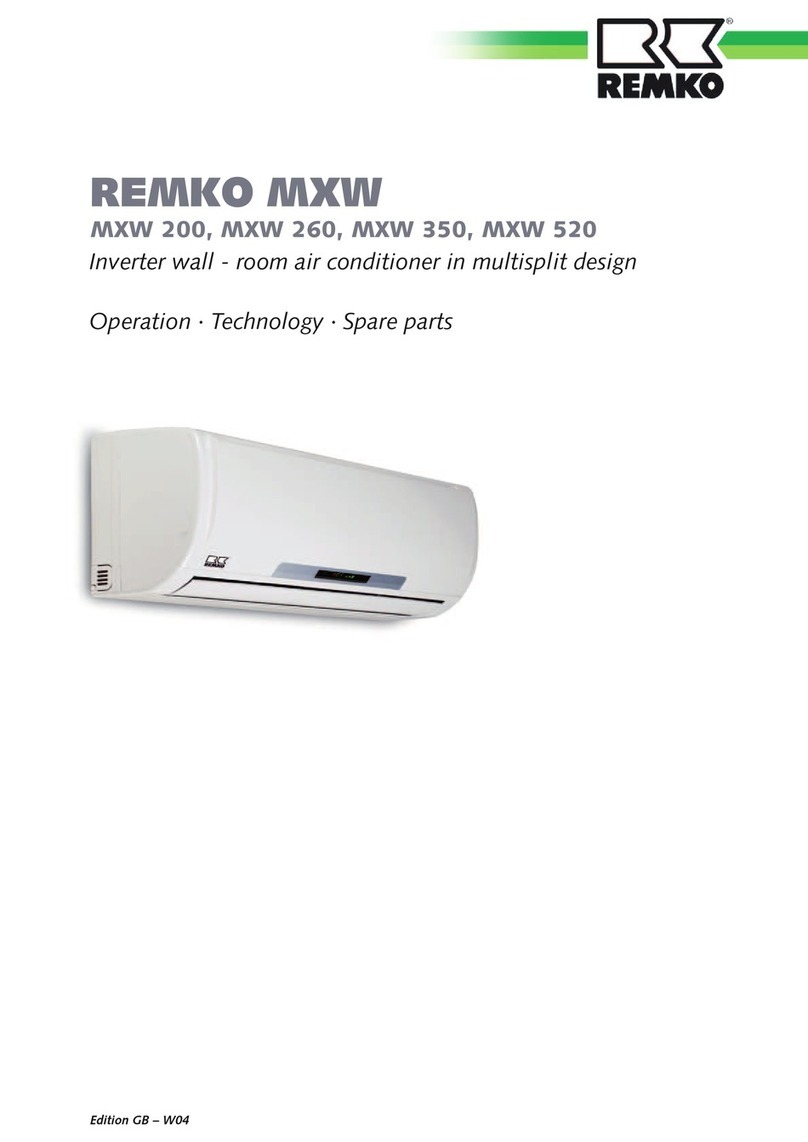 REMKO MXW Series User manual