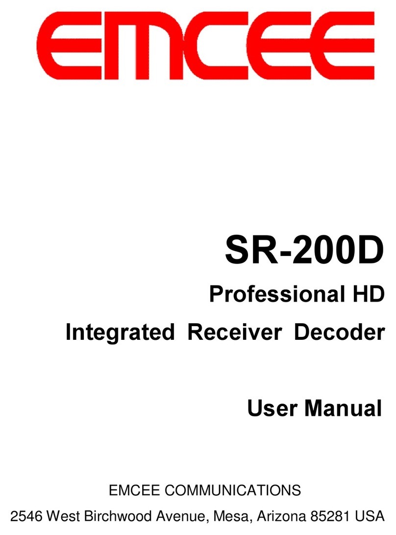 Emcee SR-200D user manual