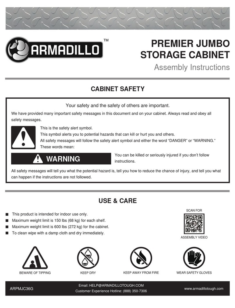 Armadillo PREMIER JUMBO Assembly instructions
