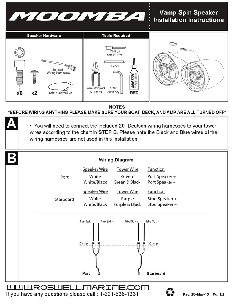 Roswell Moomba installation instructions