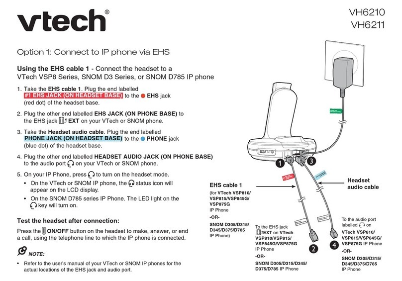V-tech VH6210 User manual V-tech VH6210 User manual