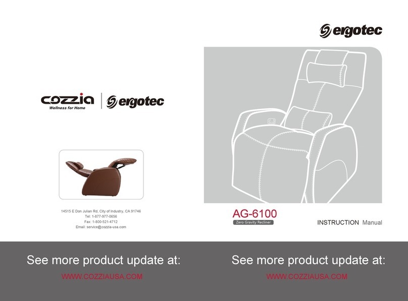 Cozzia ergotec AG-6100 instruction manual