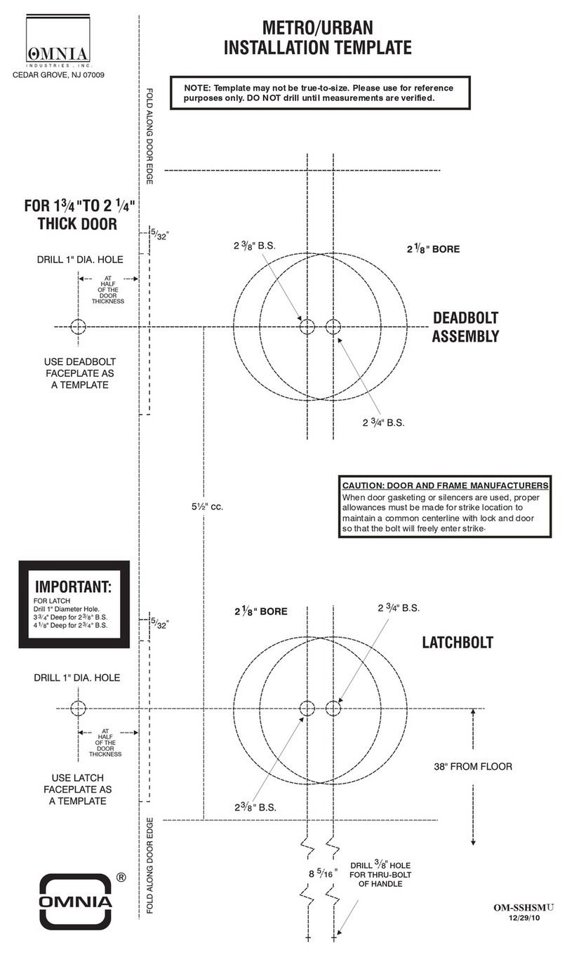 Omnia METRO User manual