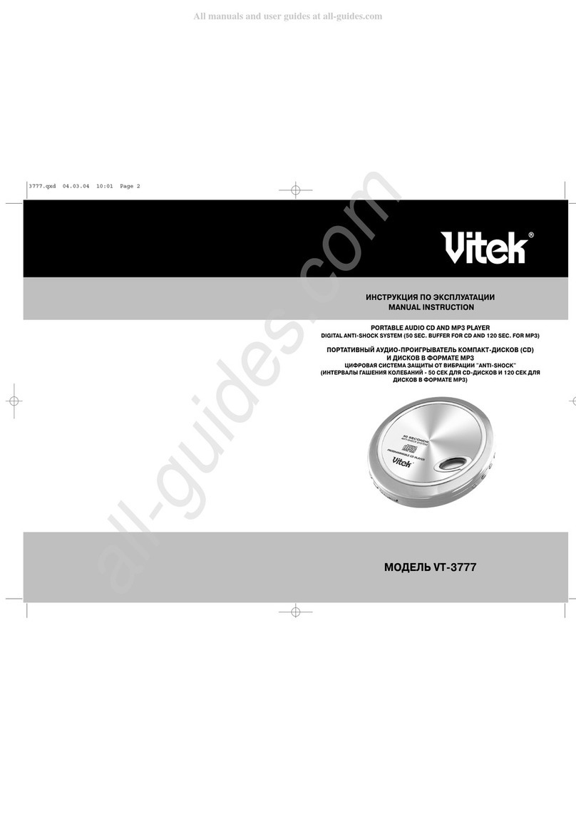 Vitek VT-3777 Manual instruction