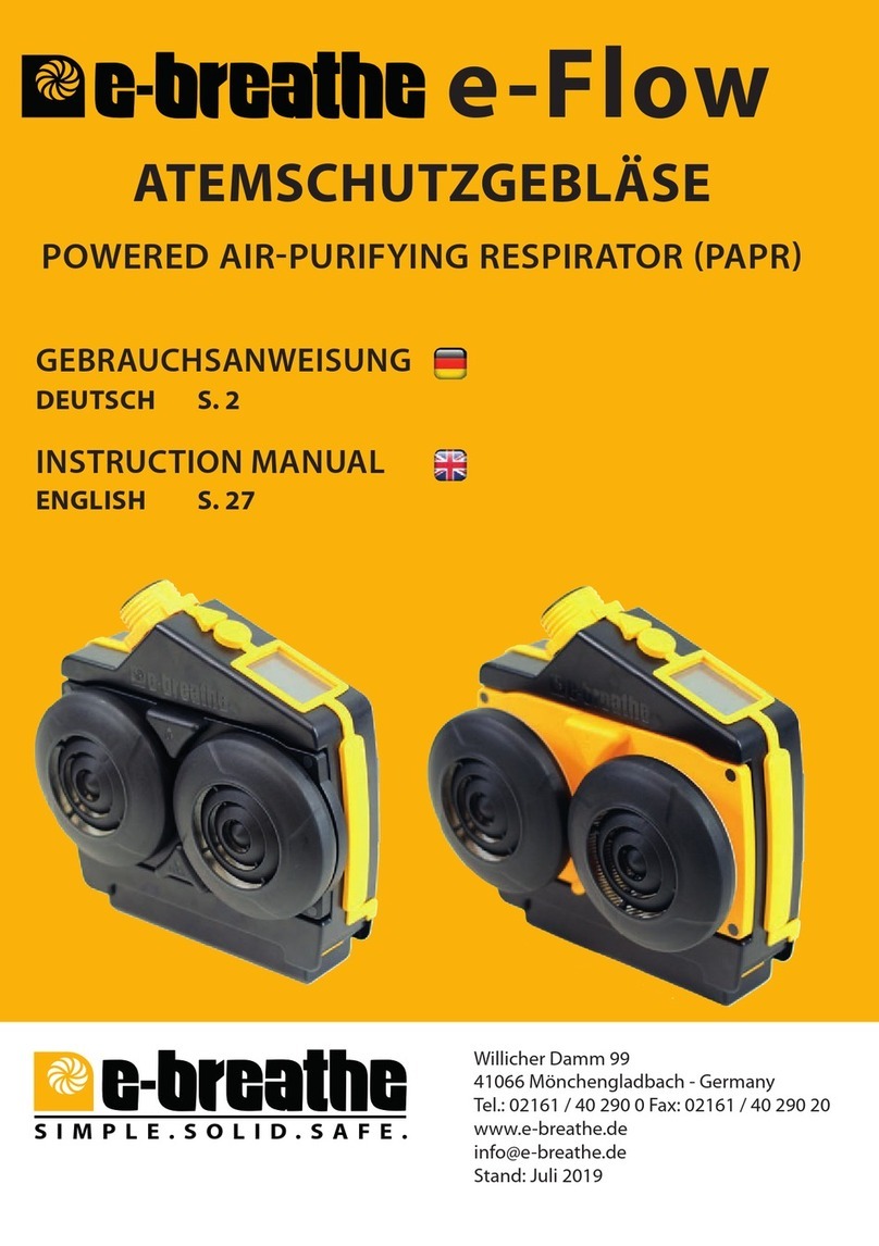 e-breathe e-Flow instruction manual