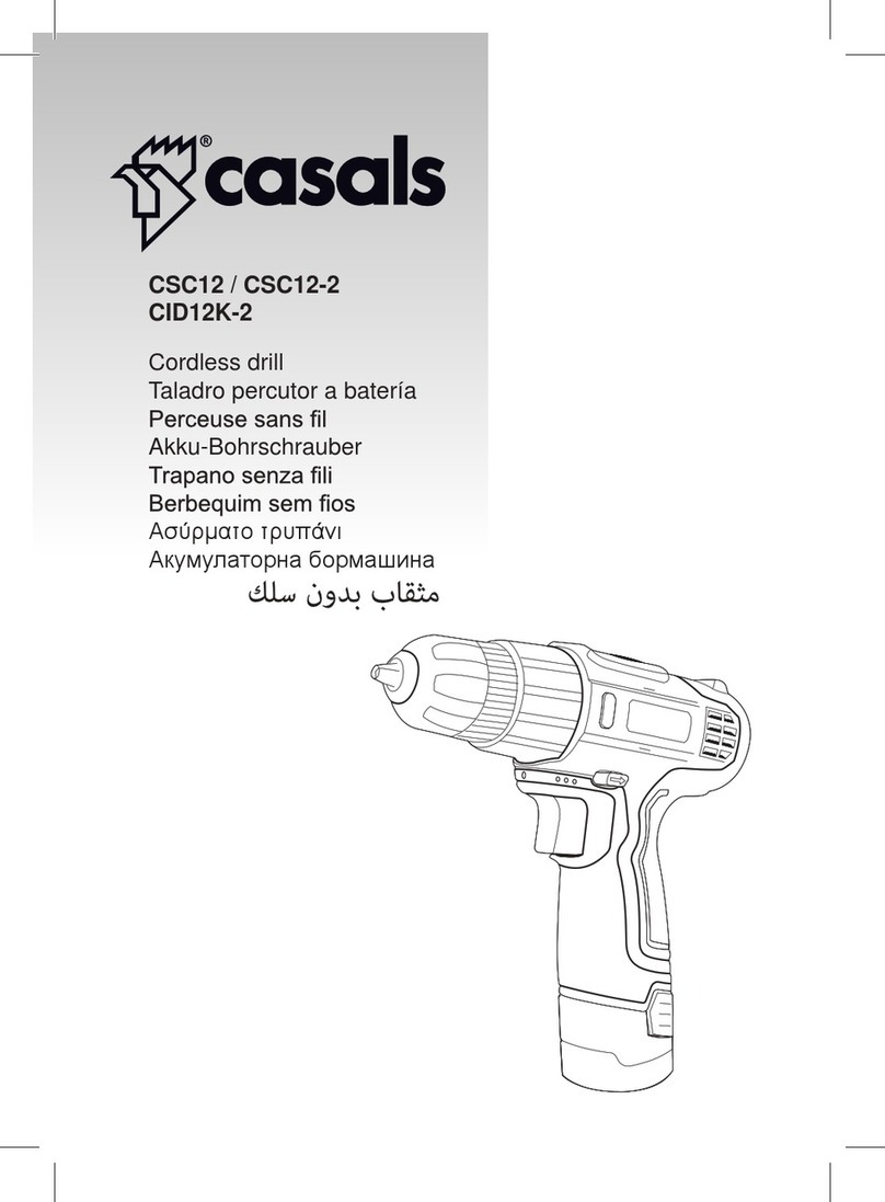 Casals CSC12 User manual Casals CSC12 User manual