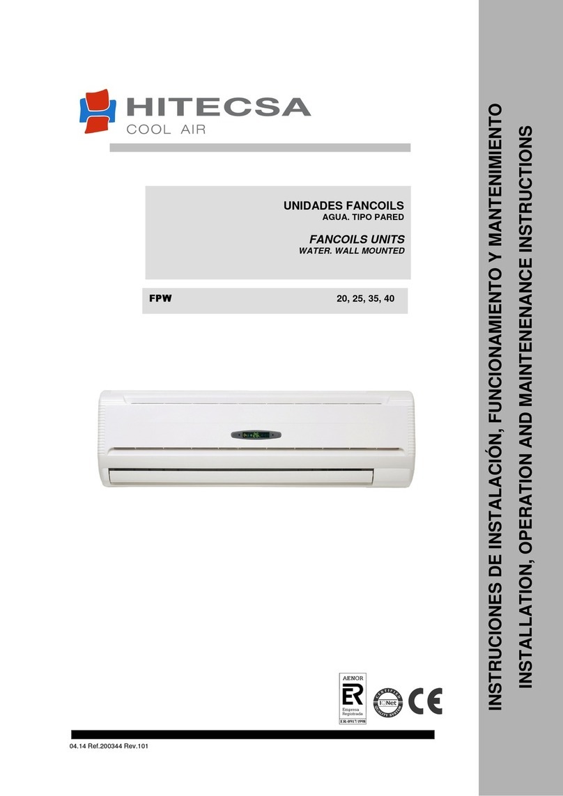 Hitecsa FPW 20 Owner's manual Hitecsa FPW 20 Owner's manual