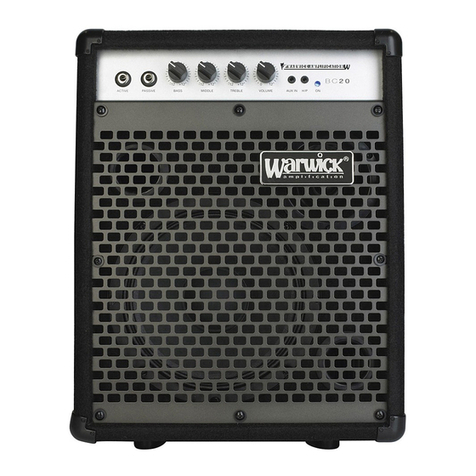 Warwick BC20 User manual