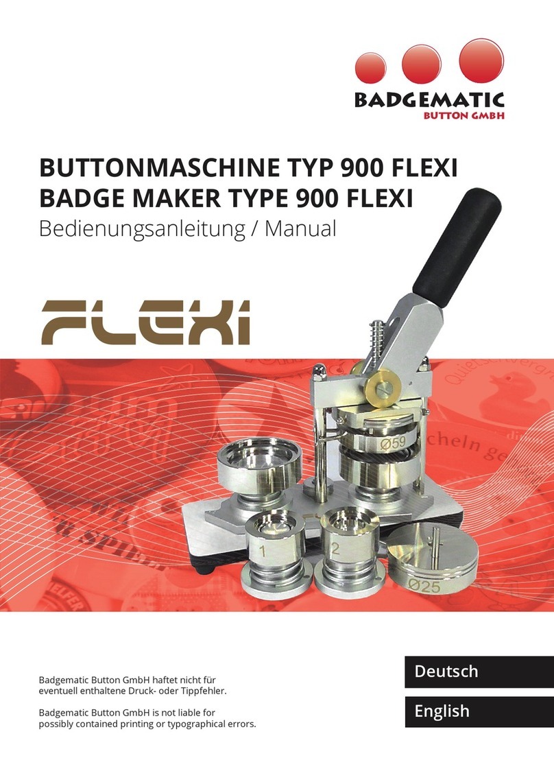 Badgematic 900 FLEXI manual