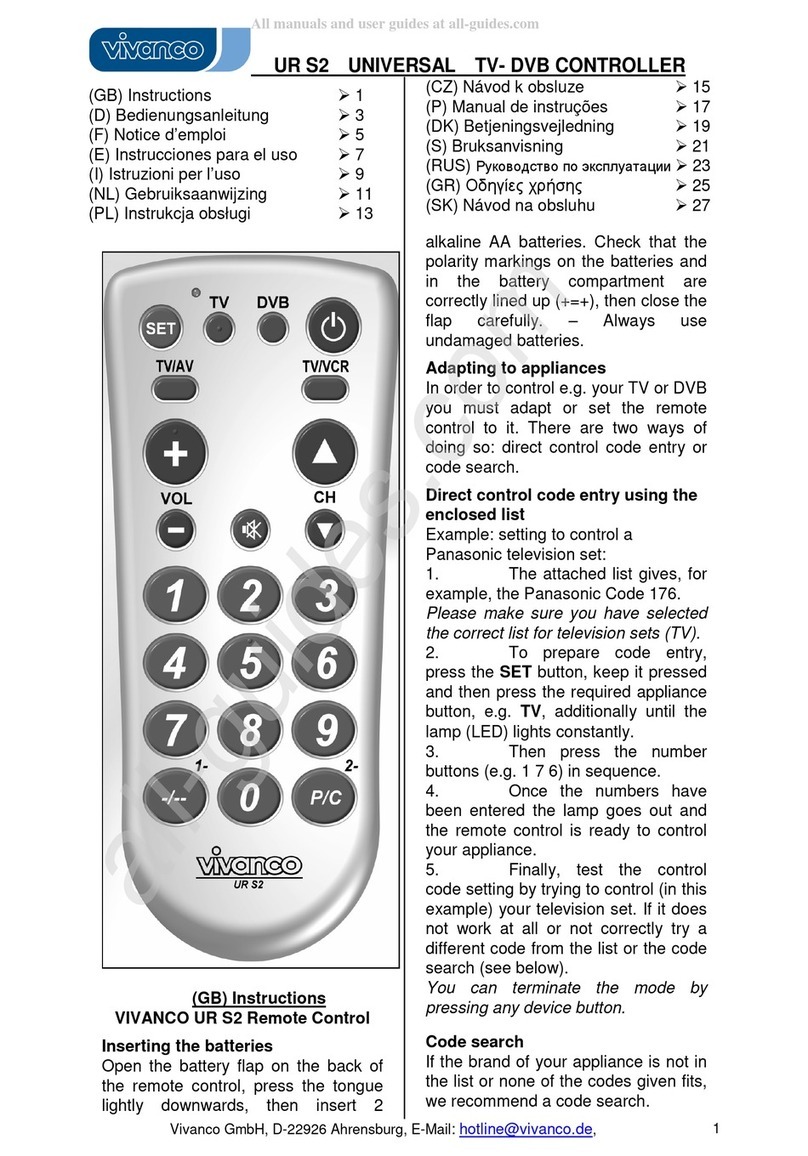 Vivanco UR-S2 instructions