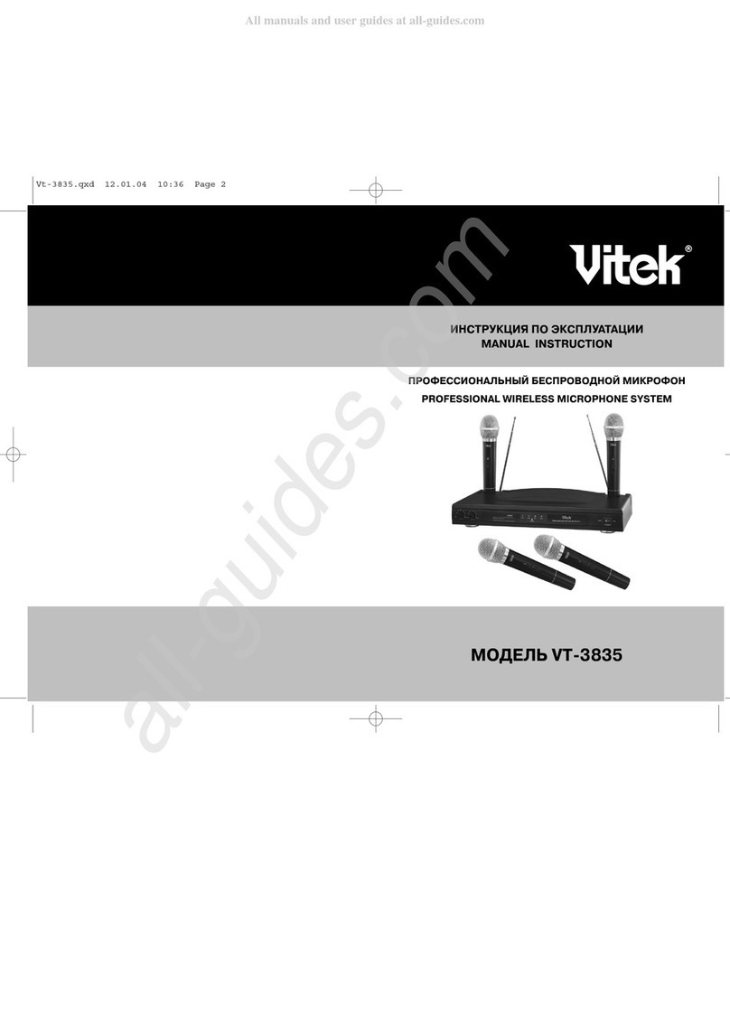 Vitek VT-3835 Manual instruction