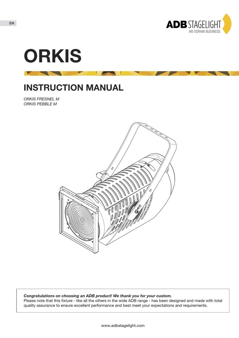ADB Stagelight ORKIS Series instruction manual