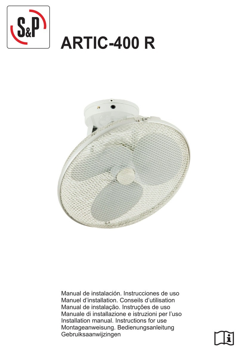 Soler & Palau ARTIC-400 R User manual