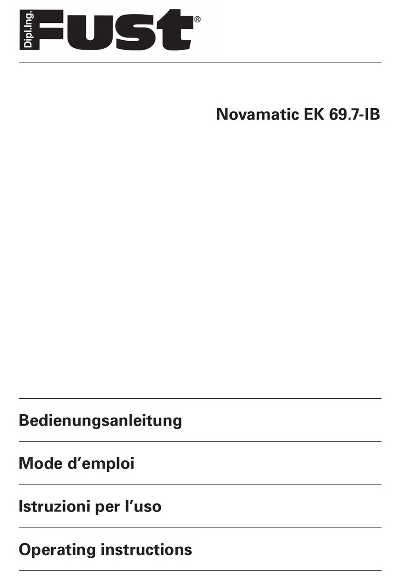 FUST Novamatic EK 69.7-IB User manual