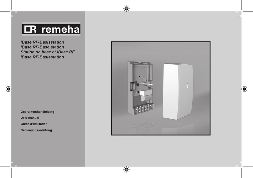 REMEHA iBase RF-Base station User manual