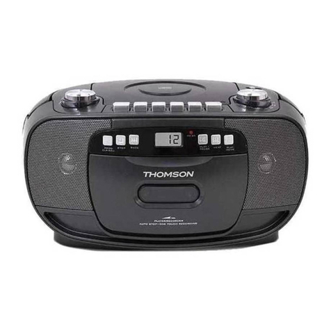 THOMSON RK200CD User manual THOMSON RK200CD User manual