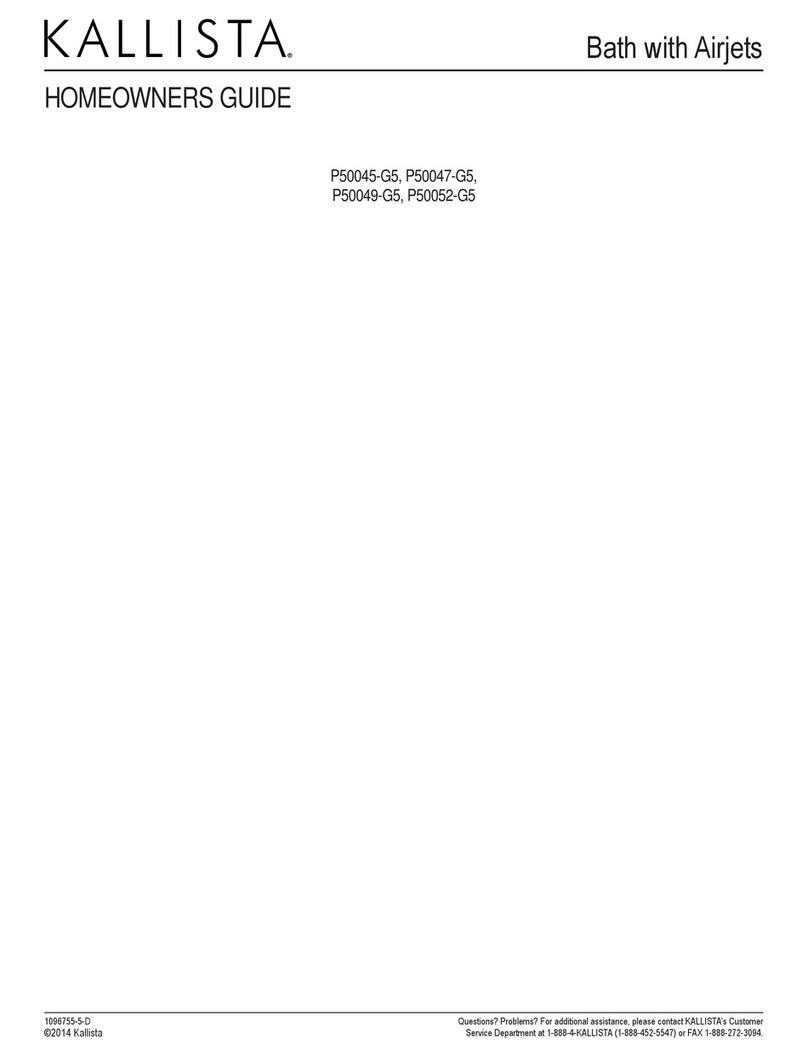 Kallista P50045-G5 Homeowner's guide