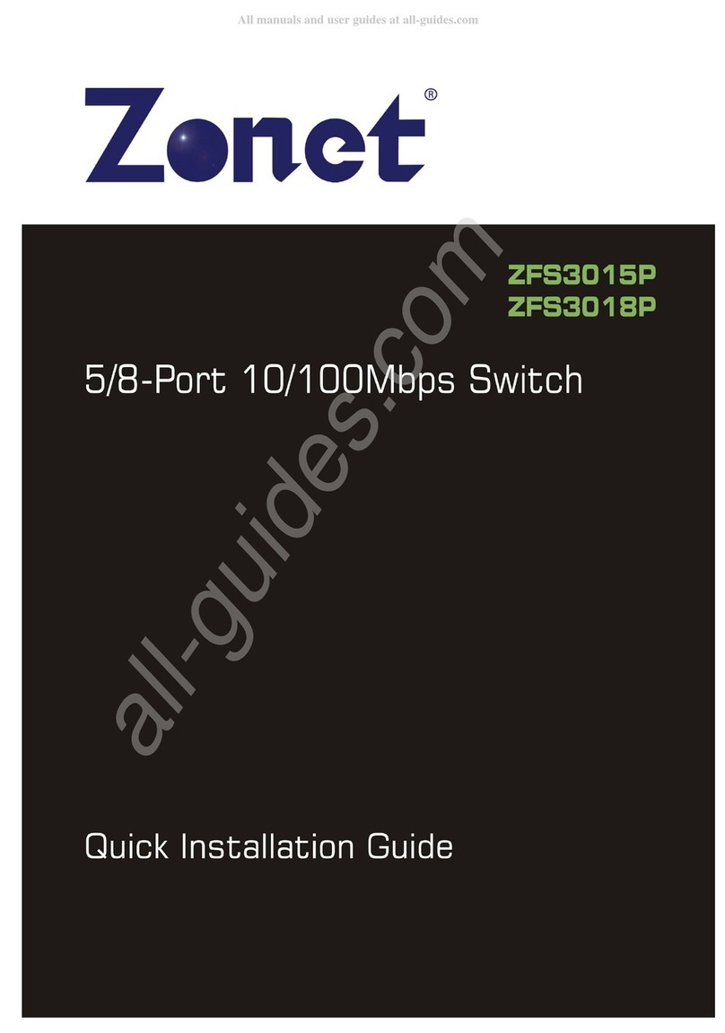 Zonet ZFS3015P User manual Zonet ZFS3015P User manual