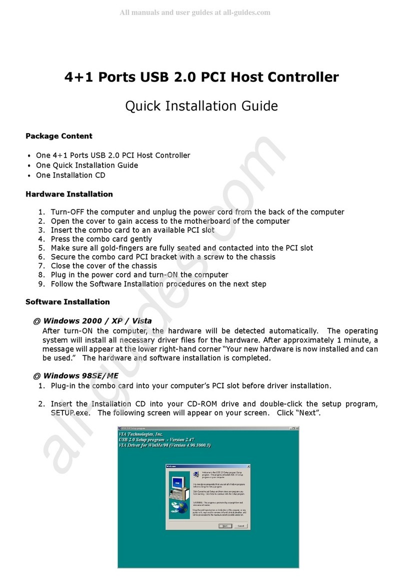 Zonet ZUH2215V Quick installation guide