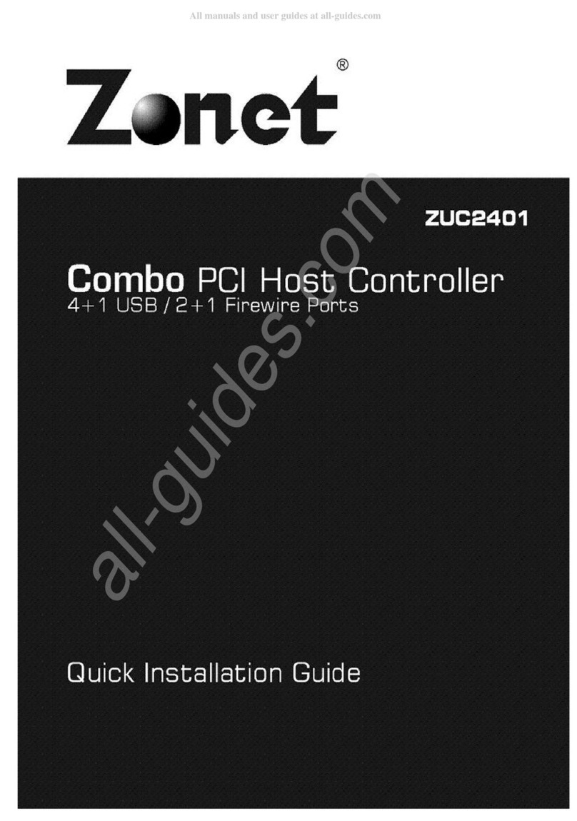 Zonet ZUC2401 User manual