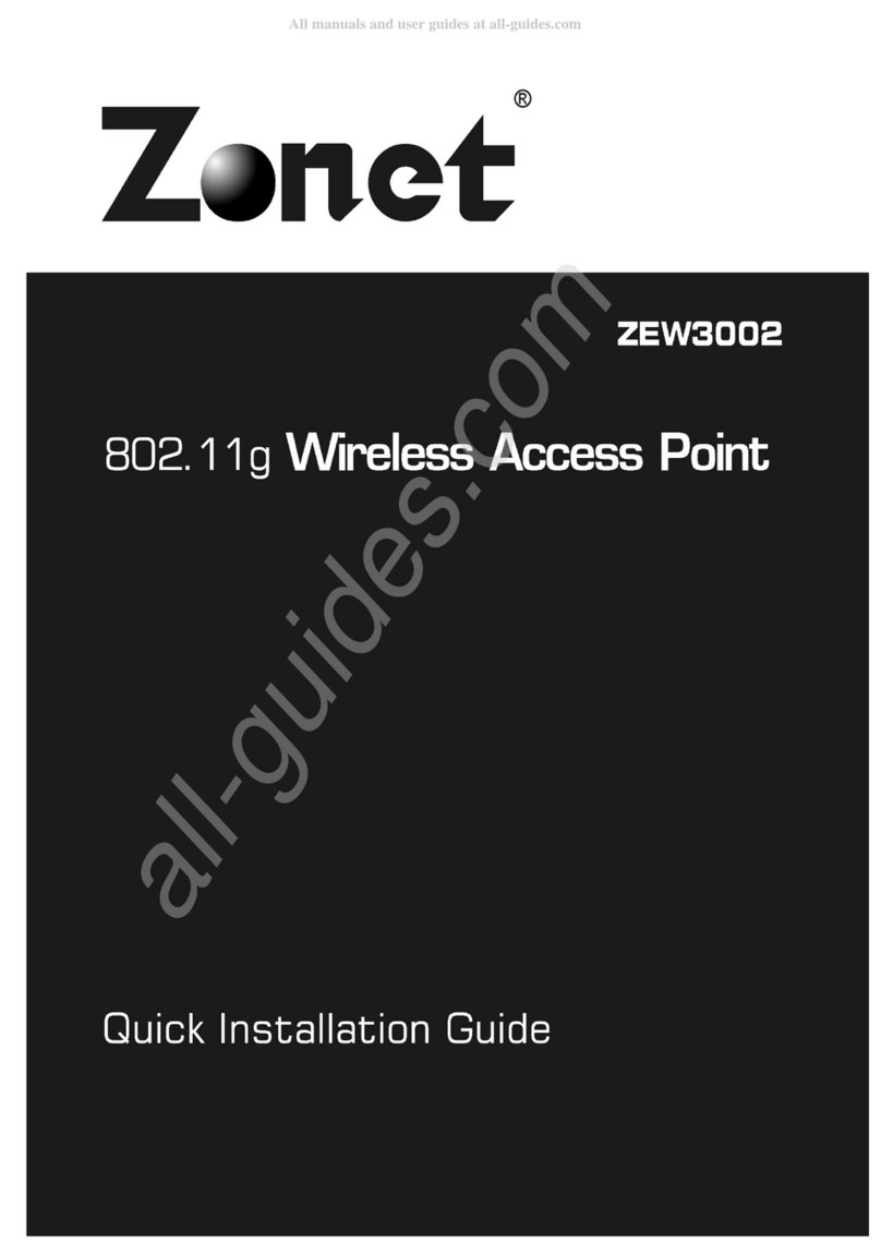 Zonet ZEW3002 Quick installation guide