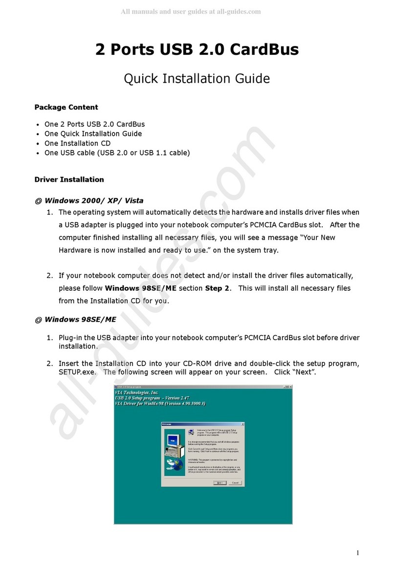 Zonet ZUN2200 User manual