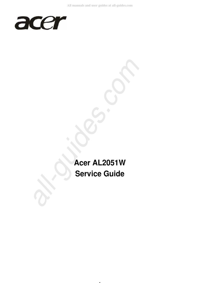 Acer AL2051W User manual