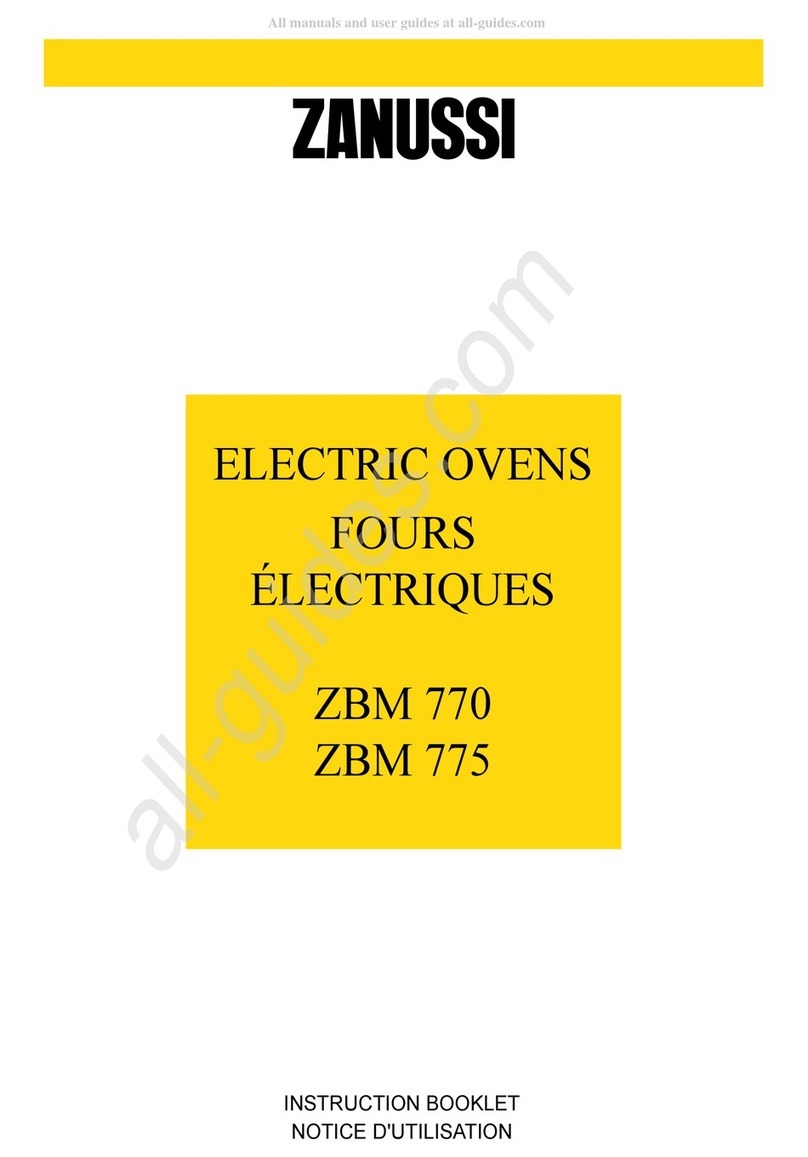 Zanussi ZBM775 Instruction booklet