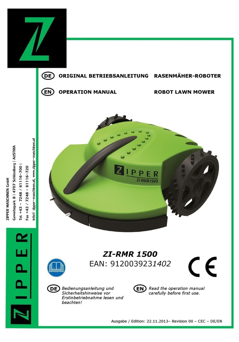 Zipper Mowers ZI-RMR 1500 Operation manual