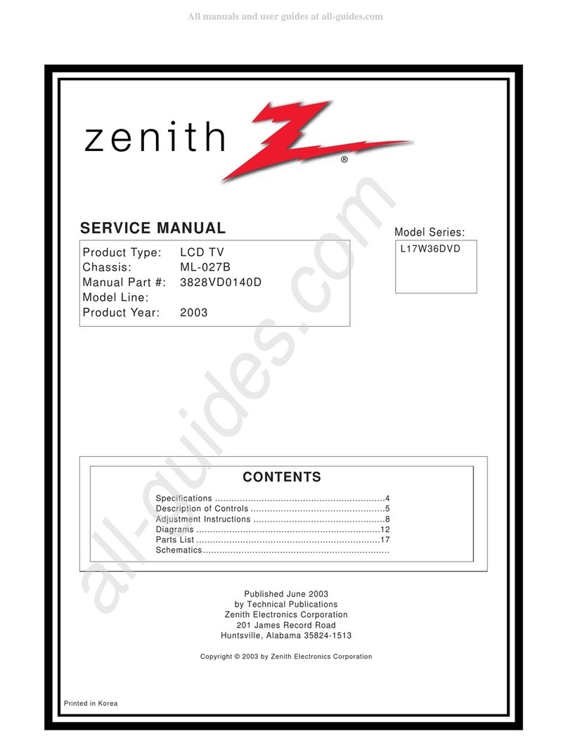 Zenith L17W36DVD User manual