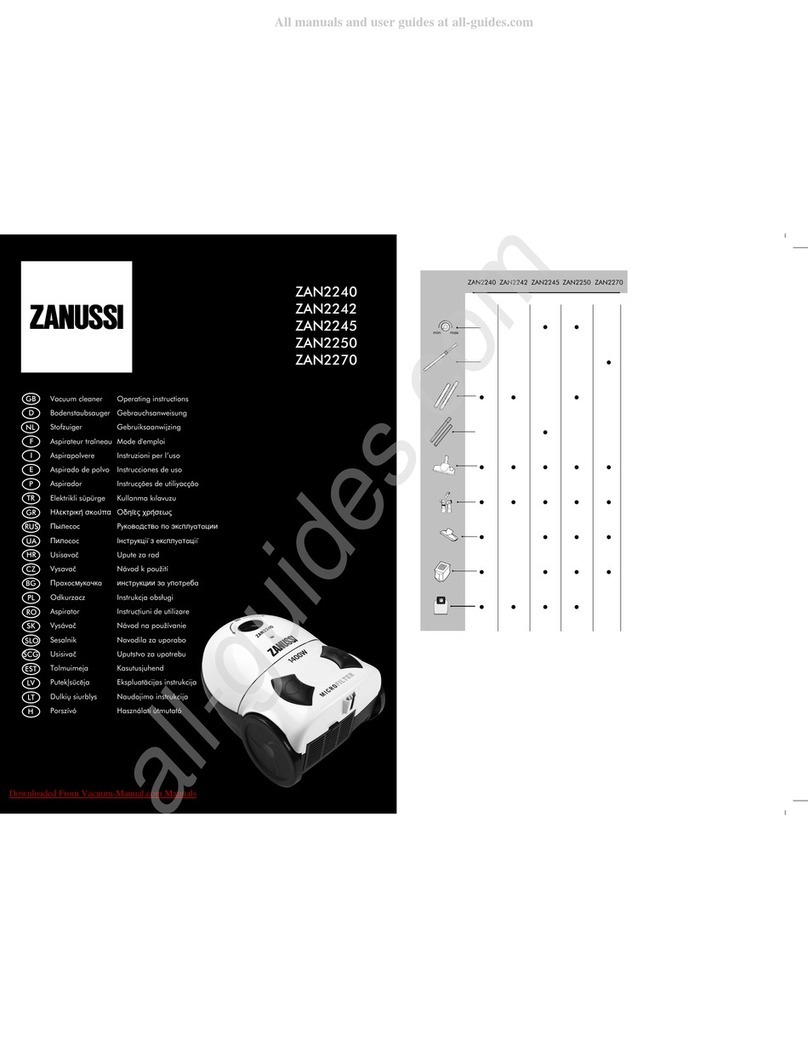 Zanussi ZAN2240 operating instructions