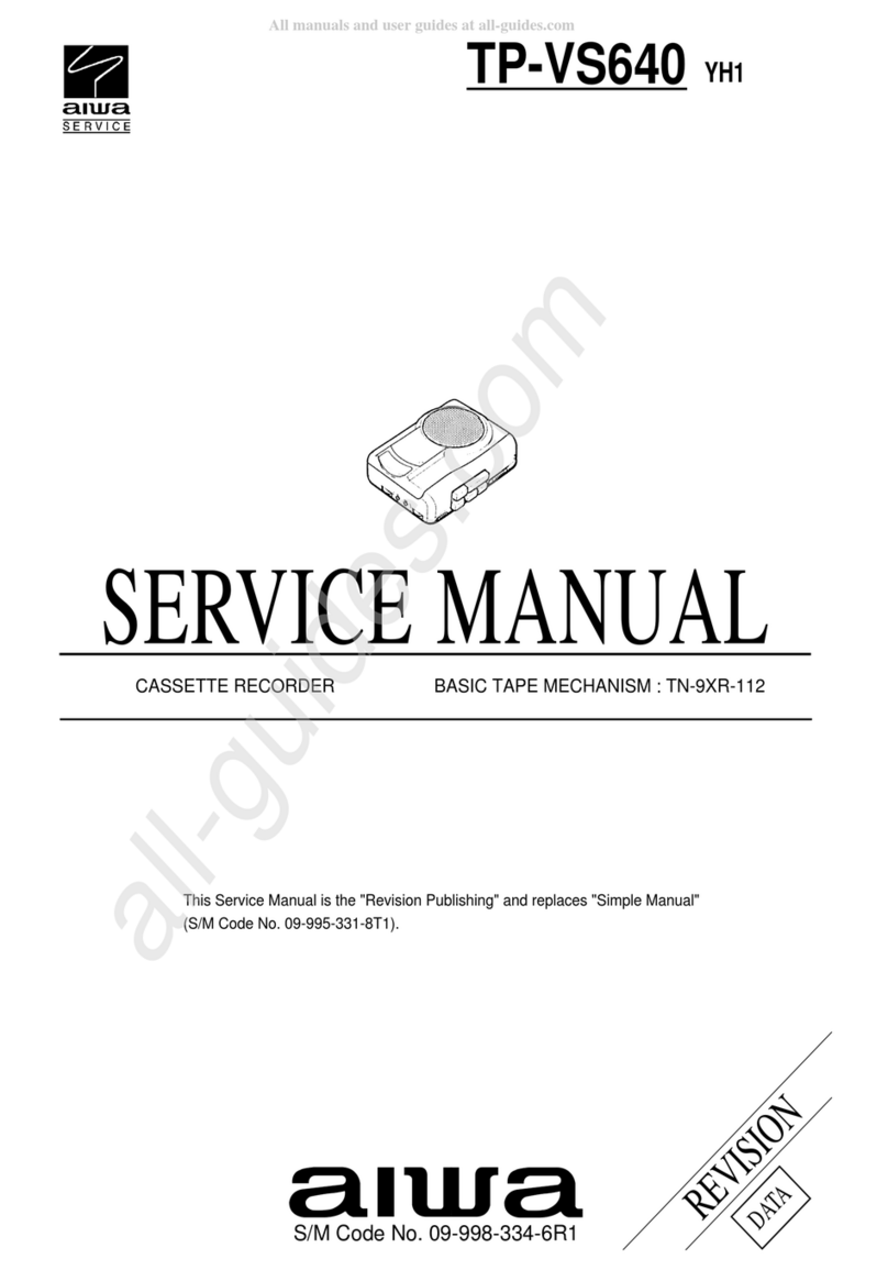 Aiwa TP-VS640 Service manual