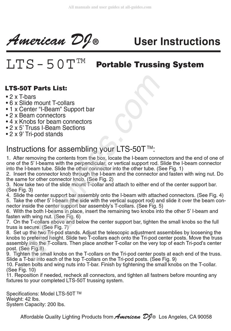 American DJ LTS-50T User instructions