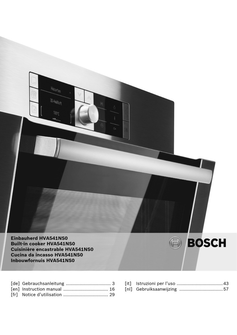Bosch HVA541NS0 User manual