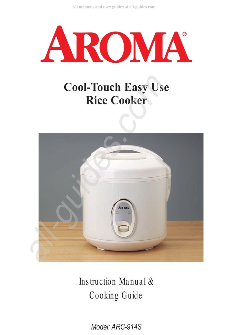 Aroma ARC-914S Instruction manual & cooking guide