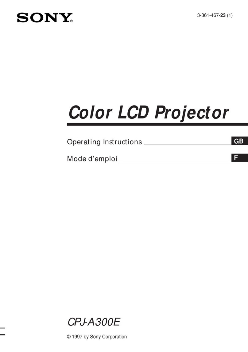 Sony CPJ-A300E User manual