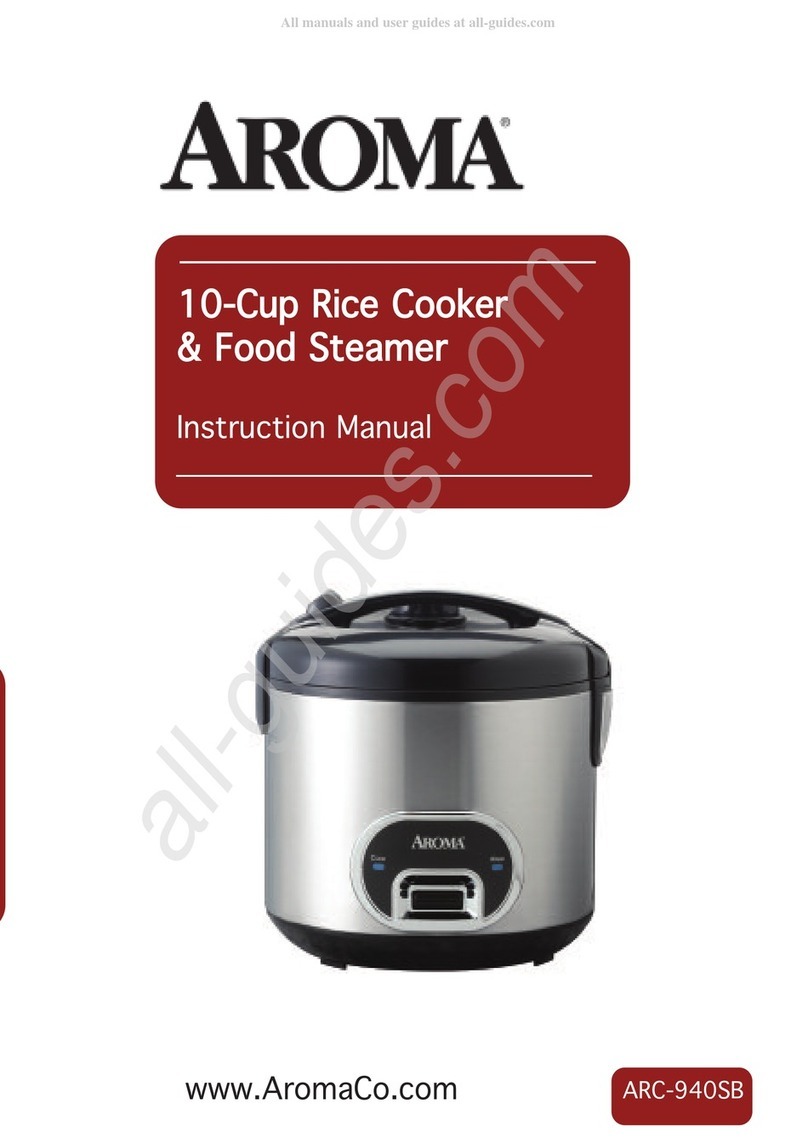 Aroma ARC-940SB instruction manual