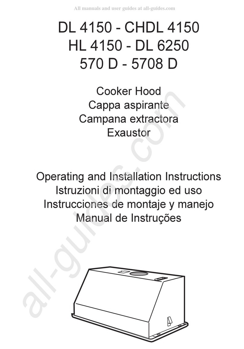AEG CHDL 4150 Operating and installation instructions