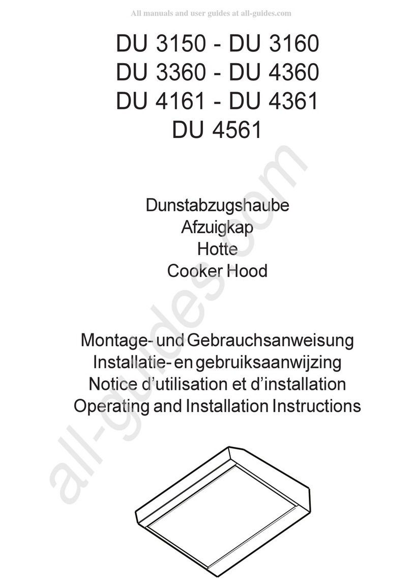 AEG DU 3150 User manual
