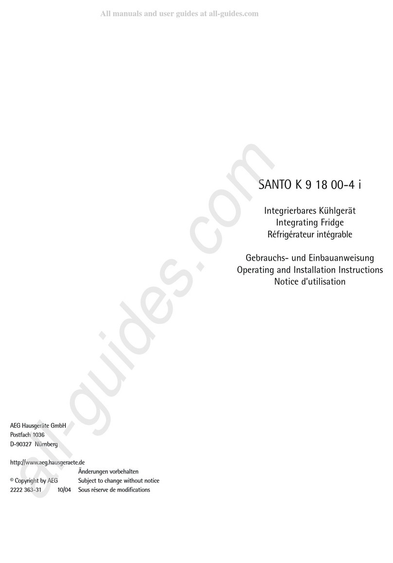 AEG SANTO K 9 18 00-4 Assembly instructions