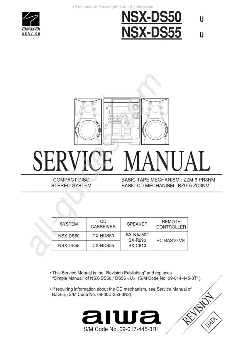Aiwa NSX-DS50 Service manual