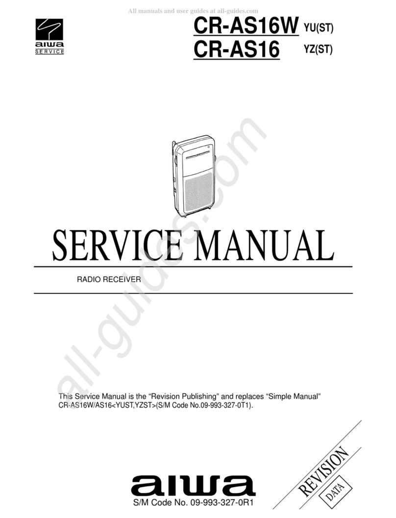 Aiwa CR-AS16W Service manual