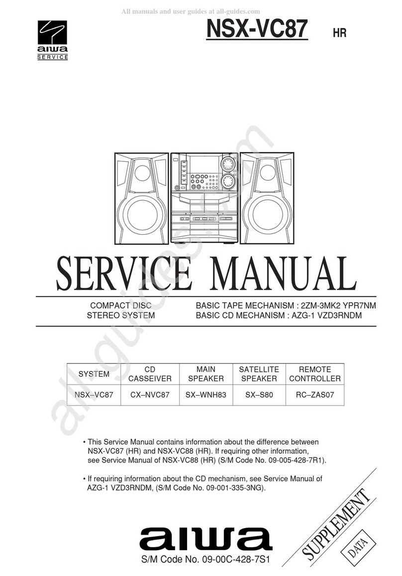 Aiwa NSX-VC87 User manual