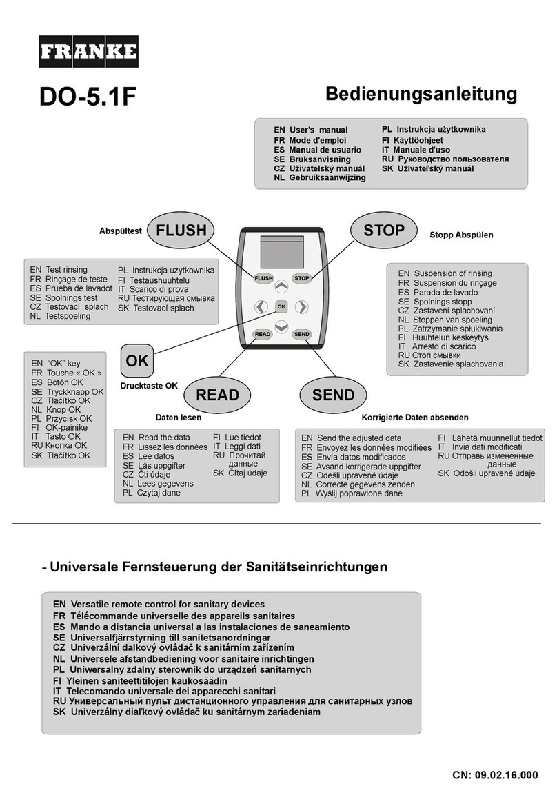 Franke DO-5.1F user manual